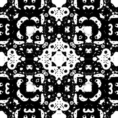 Modern jeo dalga deseni. Kusursuz moda tasarımı siyah beyaz fayanslar