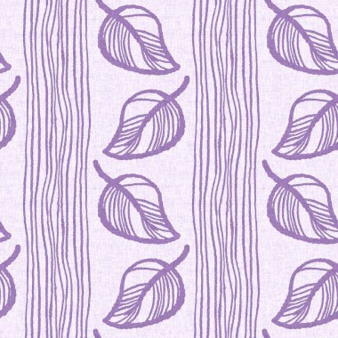 Cinsiyet olarak nötr mor botanik yaprak, dikişsiz raster arka plan. Basit, kaprisli, 2 tonlu bir model. Çocuk bezi duvar kâğıdı ya da her yerde skandal var.