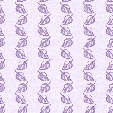 Cinsiyet olarak nötr mor botanik yaprak, dikişsiz raster arka plan. Basit, kaprisli, 2 tonlu bir model. Çocuk bezi duvar kâğıdı ya da her yerde skandal var.