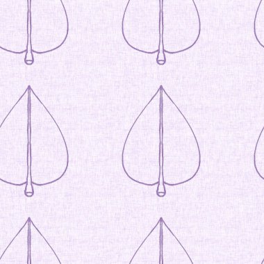 Cinsiyet olarak nötr mor botanik yaprak, dikişsiz raster arka plan. Basit, kaprisli, 2 tonlu bir model. Çocuk bezi duvar kâğıdı ya da her yerde skandal var.