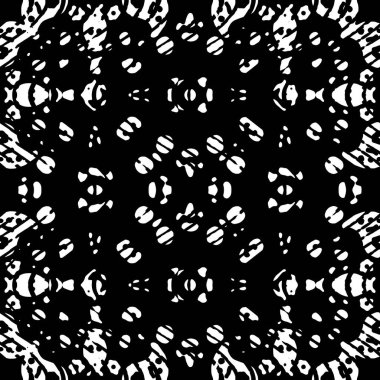 Modern geometrik dalgalı desen. Kusursuz moda tasarımı siyah beyaz fayanslar