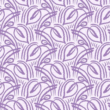 Cinsiyet olarak nötr mor botanik yaprak, dikişsiz raster arka plan. Basit, kaprisli, 2 tonlu bir model. Çocuk bezi duvar kâğıdı ya da her yerde skandal var.