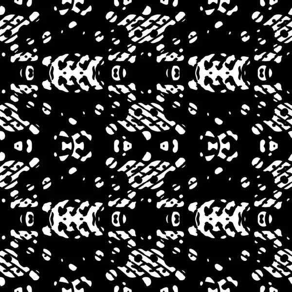 Modern Geometriai Hullámmintázat Zökkenőmentes Divat Design Csempe Fekete Fehér — Stock Fotó