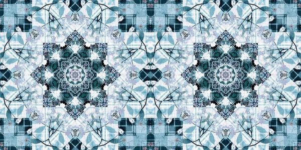 Winter Grunge Textur Nahtlose Grenze Für Landhaus Stil Gewebte Textilien — Stockfoto