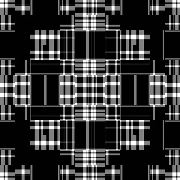 흑백의 현대적 패턴입니다 거무스름 벽지를 설계에 실패하였다 — 스톡 사진