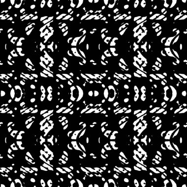 Modern geometrik dalgalı desen. Kusursuz moda tasarımı siyah beyaz fayanslar