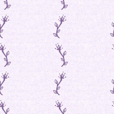Cinsiyet olarak nötr mor botanik yaprak, dikişsiz raster arka plan. Basit, kaprisli, 2 tonlu bir model. Çocuk bezi duvar kâğıdı ya da her yerde skandal var.