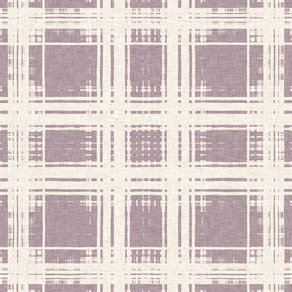 Minimal Pink Tartan Linen Seamless Pattern All Print Unisex Country — Stock Photo, Image
