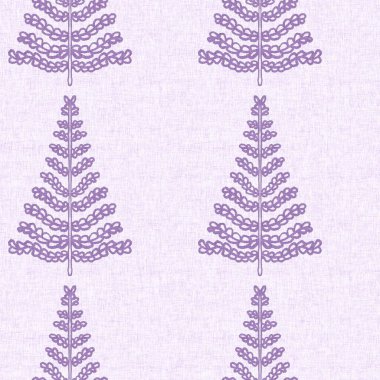 Cinsiyet olarak nötr mor botanik yaprak, dikişsiz raster arka plan. Basit, kaprisli, 2 tonlu bir model. Çocuk bezi duvar kâğıdı ya da her yerde skandal var.