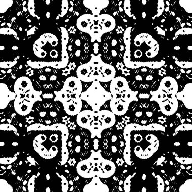 Modern jeo dalga deseni. Kusursuz moda tasarımı siyah beyaz fayanslar