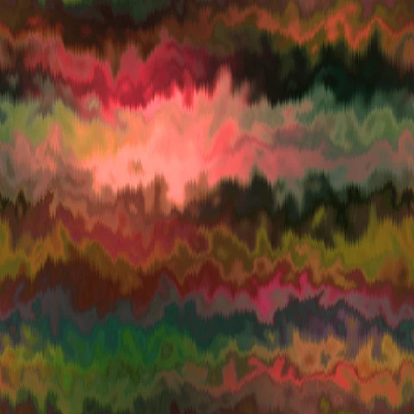 Grunge Tie Dye Wash Seamless Pattern Blurry Fashion Effect Summer — Stock Photo, Image