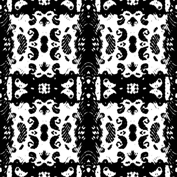 现代地波模式 黑白相间的无缝制时尚设计瓷砖 — 图库照片