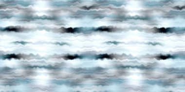 Renkli kravat mavisi, denizcilik tarzında yıkanmış sınır. Kurdele desenli hippi yaz moda tasarımı.