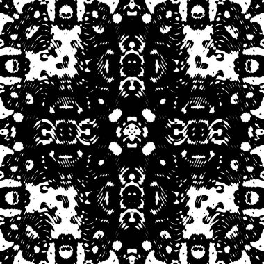 Modern jeo dalga deseni. Kusursuz moda tasarımı siyah beyaz fayanslar