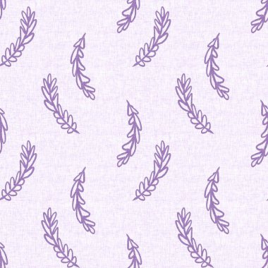 Cinsiyet olarak nötr mor botanik yaprak, dikişsiz raster arka plan. Basit, kaprisli, 2 tonlu bir model. Çocuk bezi duvar kâğıdı ya da her yerde skandal var.