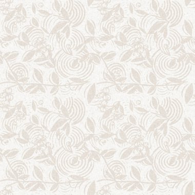 Kaba ve zarif düğün çiçekleri desenli keten desenli. Beyaz tondaki beyaz pamuk rengi çiçek arkaplanının her yerinde