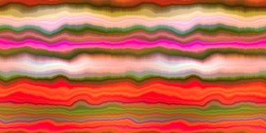 Canlı kravat boyası yıkama şeritli, dalgalı, pürüzsüz kenar. Bulanık moda efekti, yaz hippi washi kaseti, uzay boyalı dalgalı çizgiler..