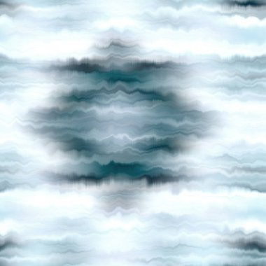 Renkli kravat mavisi deniz mavisi renginde yıkanmış. Her yerde desenli hippi yaz moda tasarımı var. 