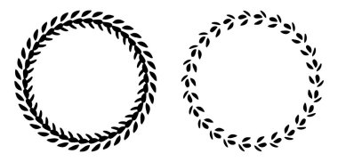 Çiçek desenli çelenk çizimi. Botanik düğün davetiyesi için antika vektör çerçevesinin vektör koleksiyonu