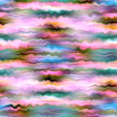 Canlı kravat boyası, pürüzsüz yıkama deseni. Bulanık moda efekti, yaz hippi arka planı, uzay boyalı çizgiler.