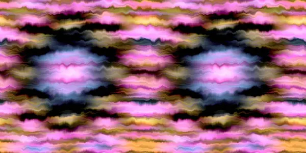 Wibrujący Krawat Barwnik Myje Bezszwową Granicę Rozmyty Efekt Mody Lato — Zdjęcie stockowe