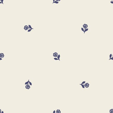 Garip çiçekli lino motif vektör desenini kesti. Modern arkaplan için kaprisli yaprak tasarımının kusursuz dekorasyonu.