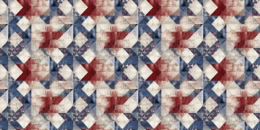 Geleneksel kırmızı, beyaz ve mavi renklerde, pürüzsüz Amerikan kurdelesi. Modern ve eğlenceli, büyük kır evi dekorasyonu, halk sanatı modası, tekstil ve 4 Temmuz sınır defteri.