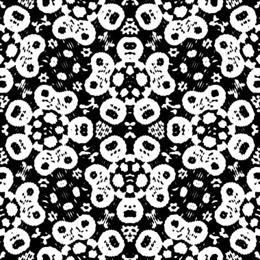 Modern jeo dalga deseni. Kusursuz moda tasarımı siyah beyaz fayanslar