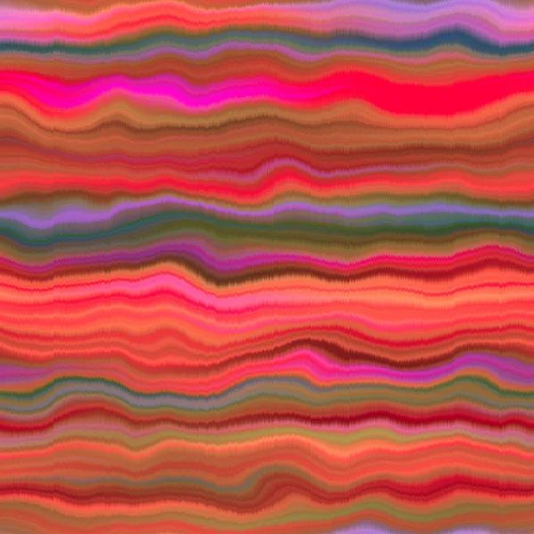 Canlı kravat boyası, yıkama şeridi, kusursuz dalga deseni. Bulanık moda efekti, yaz hippi arka planı, uzay boyalı dalgalı çizgiler.