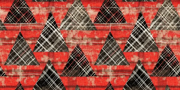 크리스마스 스타일의 국경을 만들어 디오르 리본에 Festive Distress Cloth Effect — 스톡 사진