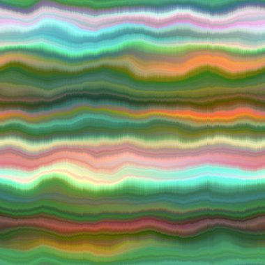 Canlı kravat boyası, yıkama şeridi, kusursuz dalga deseni. Bulanık moda efekti, yaz hippi arka planı, uzay boyalı dalgalı çizgiler.