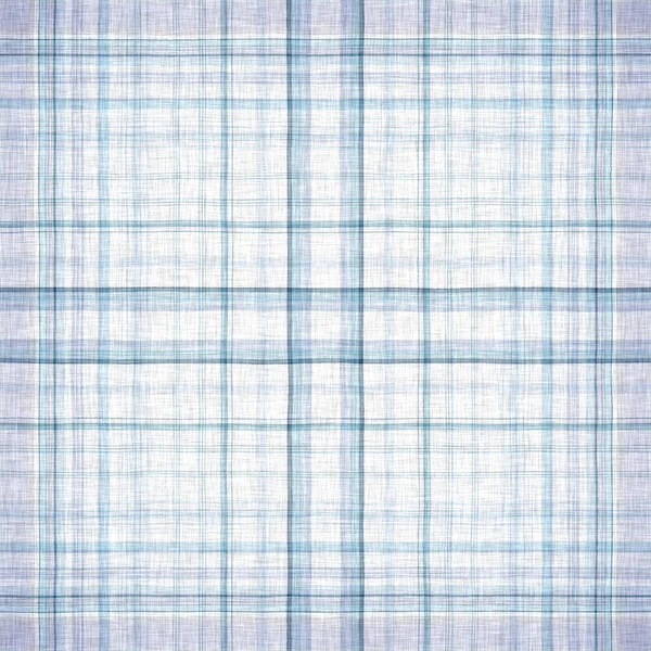 Minimalwinter Blue Tartan Linen Seamless Pattern All Print Unisex Country — Stock Photo, Image