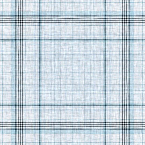 Minimalwinter Modrý Tartan Prádlo Bezešvé Vzor Celém Tisku Unisex Země — Stock fotografie