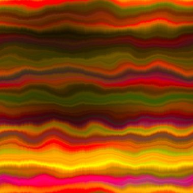 Canlı kravat boyası, yıkama şeridi, kusursuz dalga deseni. Bulanık moda efekti, yaz hippi arka planı, uzay boyalı dalgalı çizgiler.