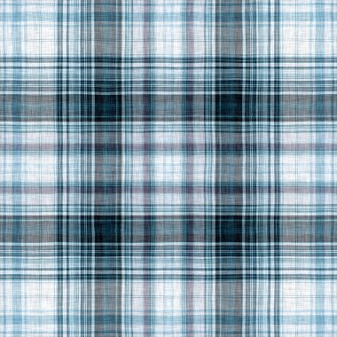 Minimalwinter mavi tartan keten desenli. Üniseks köyü yazlığının her yerinde düz pamuk arkaplan