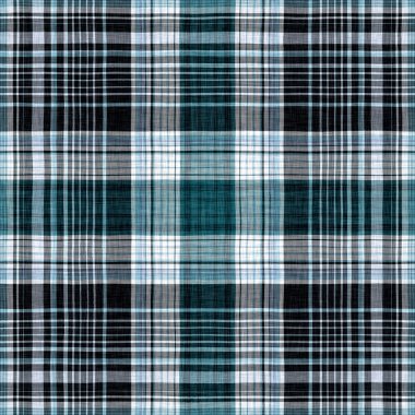 Minimalwinter mavi tartan keten desenli. Üniseks köyü yazlığının her yerinde düz pamuk arkaplan