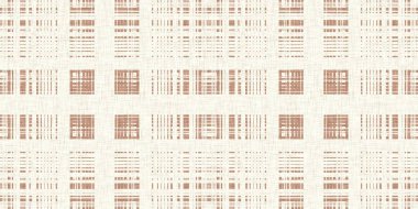 Asgari kahverengimsi keten kumaşlı, pürüzsüz sınır. Unisex Country Cottage 'ın pankart baskısı düz pamuk arka plan.