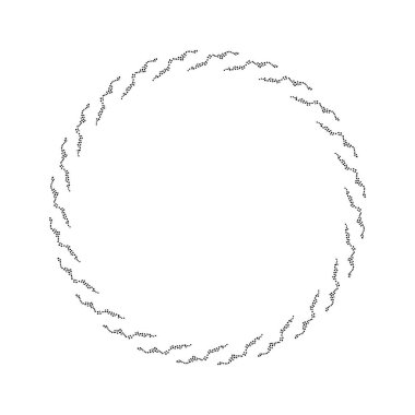 Beyaz arkaplanda izole edilmiş garip vektör tarzında Scandi çelengi. Eğlenceli antika grafikler için dekoratif çerçeveler. Tek renkli dekoratif tuhaf illüstrasyon