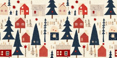 İlkel el dikimi kumaş efektiyle taşralı bir kır evi. Sınır. Rahat nostaljik, pejmürde, şık, ev yapımı, Amerikan el yapımı el sanatları stiliyle süslenmiş bir kurdele.