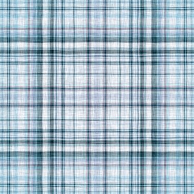 Minimalwinter mavi tartan keten desenli. Üniseks köyü yazlığının her yerinde düz pamuk arkaplan