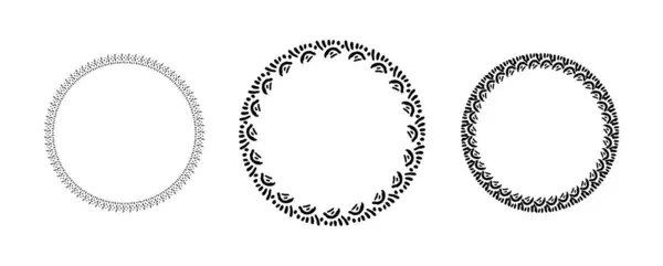 Groupe Couronnes Dans Style Vectoriel Bizarre Isolé Sur Fond Blanc — Image vectorielle