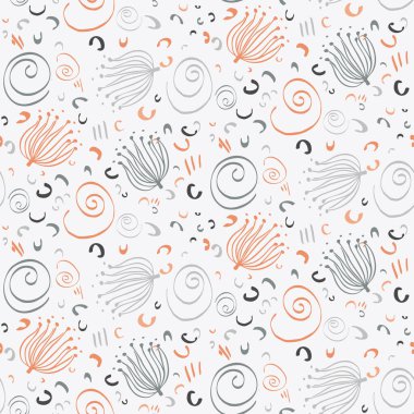 Modern soyut biçimlendirilmiş basit grafik tasarımı kusursuz desen. Duvar kağıdı arka plan fayansları için cinsiyetsiz erkeksi şekiller