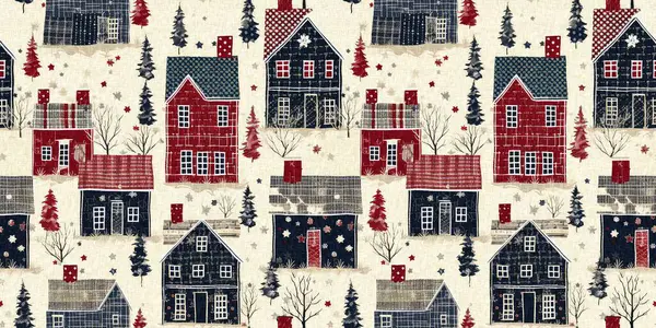 İlkel el dikimi kumaş efektiyle taşralı bir kır evi. Sınır. Rahat nostaljik, pejmürde, şık, ev yapımı, Amerikan el yapımı el sanatları stiliyle süslenmiş bir kurdele.