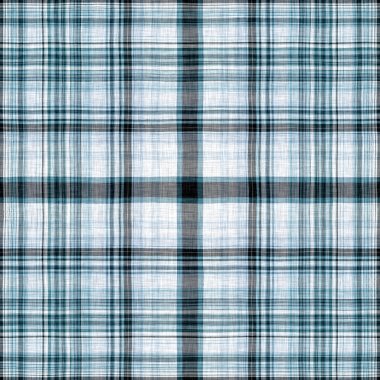 Minimalwinter mavi tartan keten desenli. Üniseks köyü yazlığının her yerinde düz pamuk arkaplan