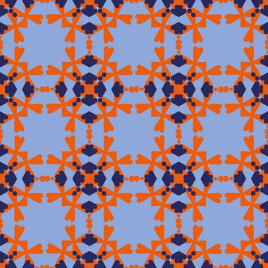 Klasik geometrik dikişsiz vektör şablonu cinsiyet nötr renkli. Neşeli coğrafi duvar kağıtları için yaratıcı ve sonu gelmeyen komik şekiller.