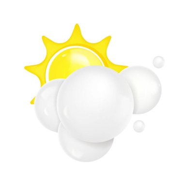 3d Gerçekçi Hava vektörü İllüstrasyonu