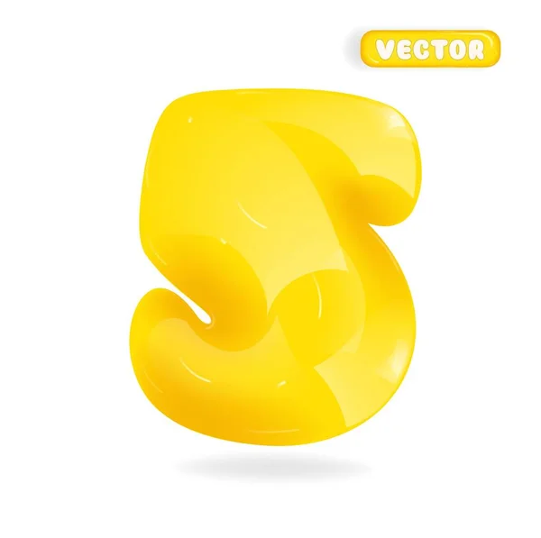 Cinco Número Gran Diseño Para Cualquier Propósito Diseño Gráfico Icono — Vector de stock