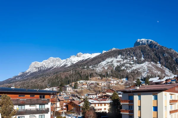Dolomity Widziane Moena Trentino Alto Adige — Zdjęcie stockowe