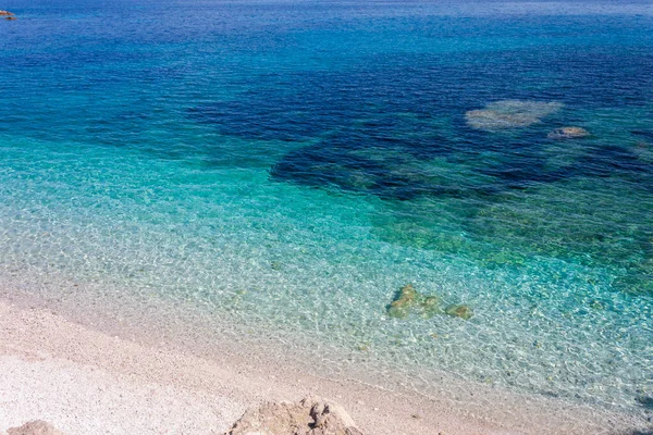 Isola Elba Włochy Piękna Wyspa Capo Bianco Plaża Elba Wyspa — Zdjęcie stockowe
