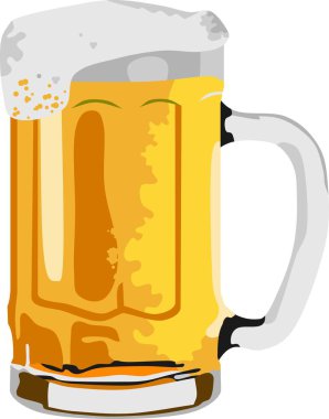 Bira Kadehi İçecek Vektörü